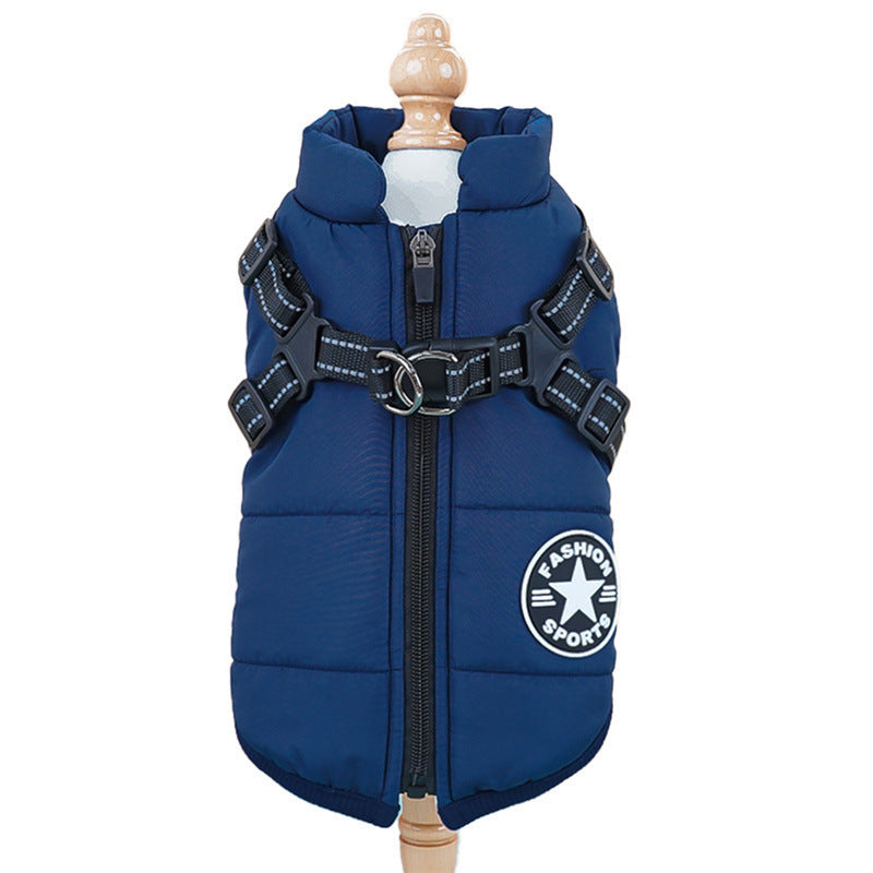 Waterproof Dog Coat | S - 5XL | Warm Fleece Lining | Harness Included | Pawberry Road