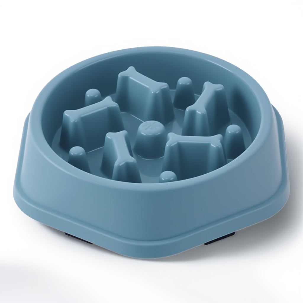 Slow Feeder Dog Bowl | Non-Slip Rubber Grip | Anti-Choke Maze Design | Pawberry Road