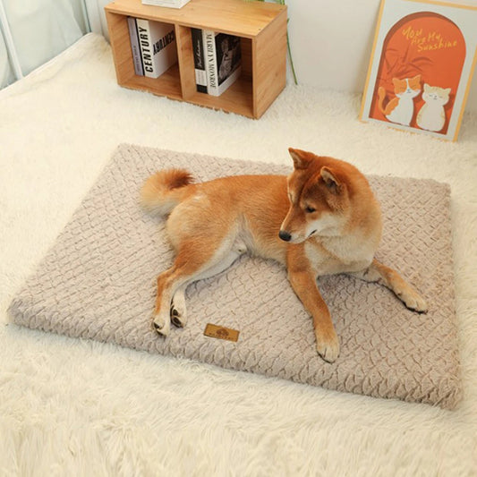 Dog Mat – Ultra-Soft Fabric – 30 × 40 Inches – Cushioned Comfort for Crate or Home Use 0