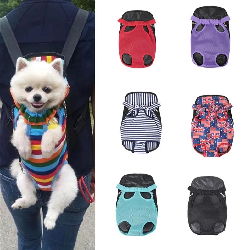 Easy-Fit Pet Carrier Backpack | 11 - 16.1 in | Adjustable Legs-Out Design | Breathable Mesh Panels | Pawberry Road
