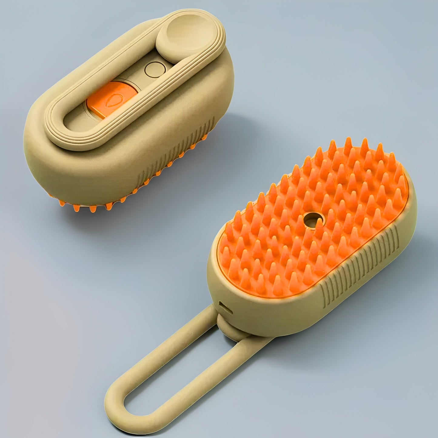 Dog 3-in-1 Steam Brush | 4.7 × 2.6 in | Groom, Deshed & Massage | Pawberry Road