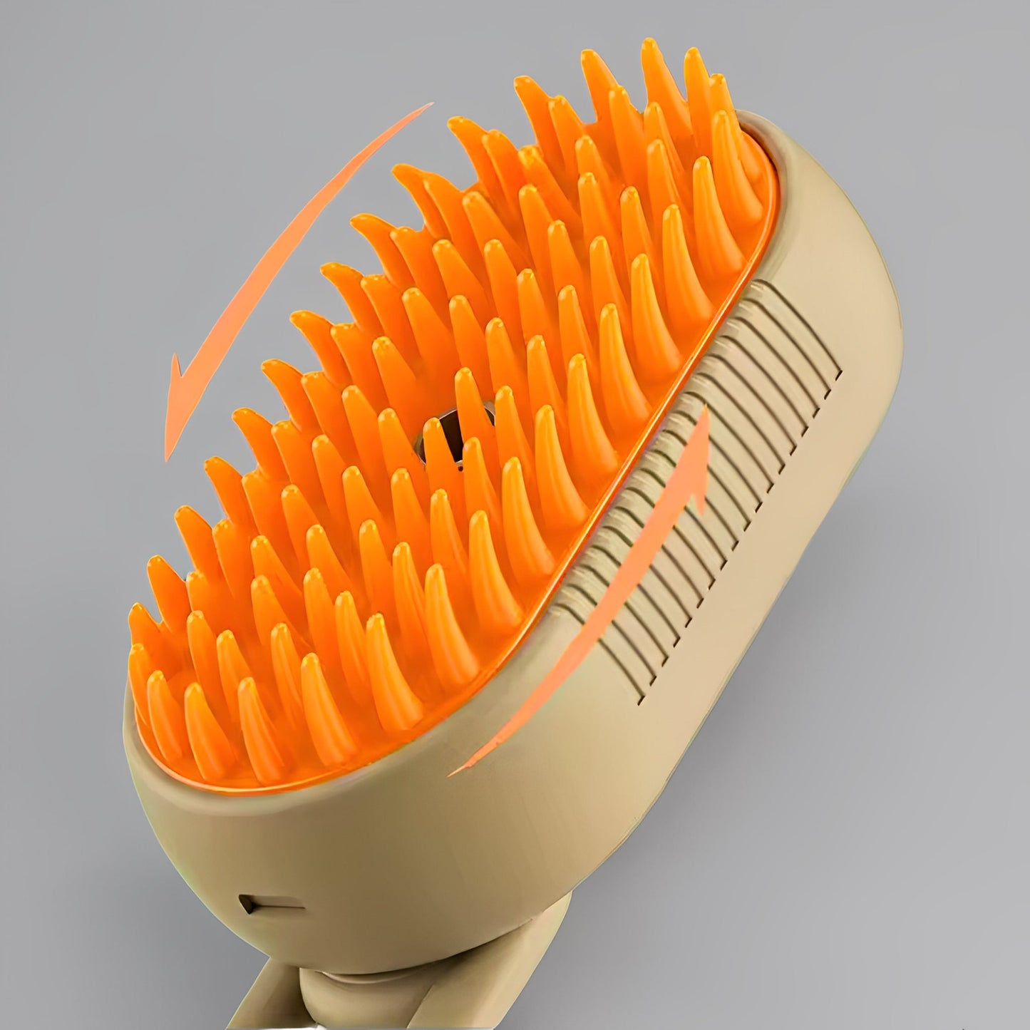 Dog 3-in-1 Steam Brush | 4.7 × 2.6 in | Groom, Deshed & Massage | Pawberry Road