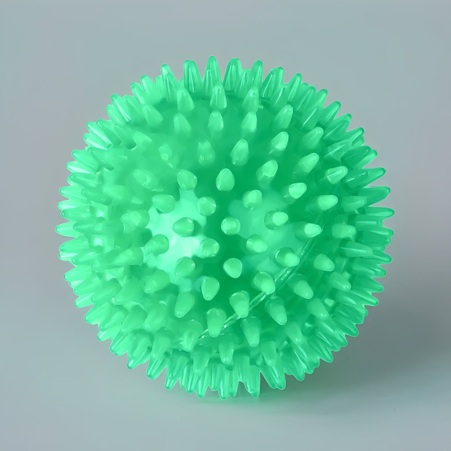 Slow-Chew Squeaky Polka Dog Ball | 2.6 in or 3.5 in | Gum-Massage | Clean Teeth | Pawberry Road