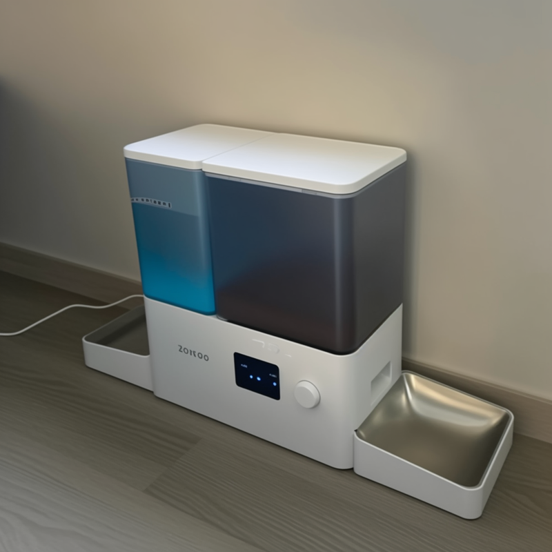 Automatic Dog Feeder & Water Dispenser | 13.4 × 11.0 × 11.8 in | Smart 2-in-1  | 8.5L Capacity | Pawberry Road