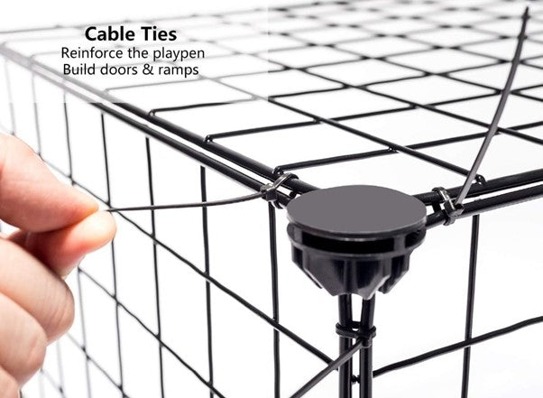 No-Slip Secure Pet Enclosure | Indoor/Outdoor | Adjustable Panels | Pawberry Road