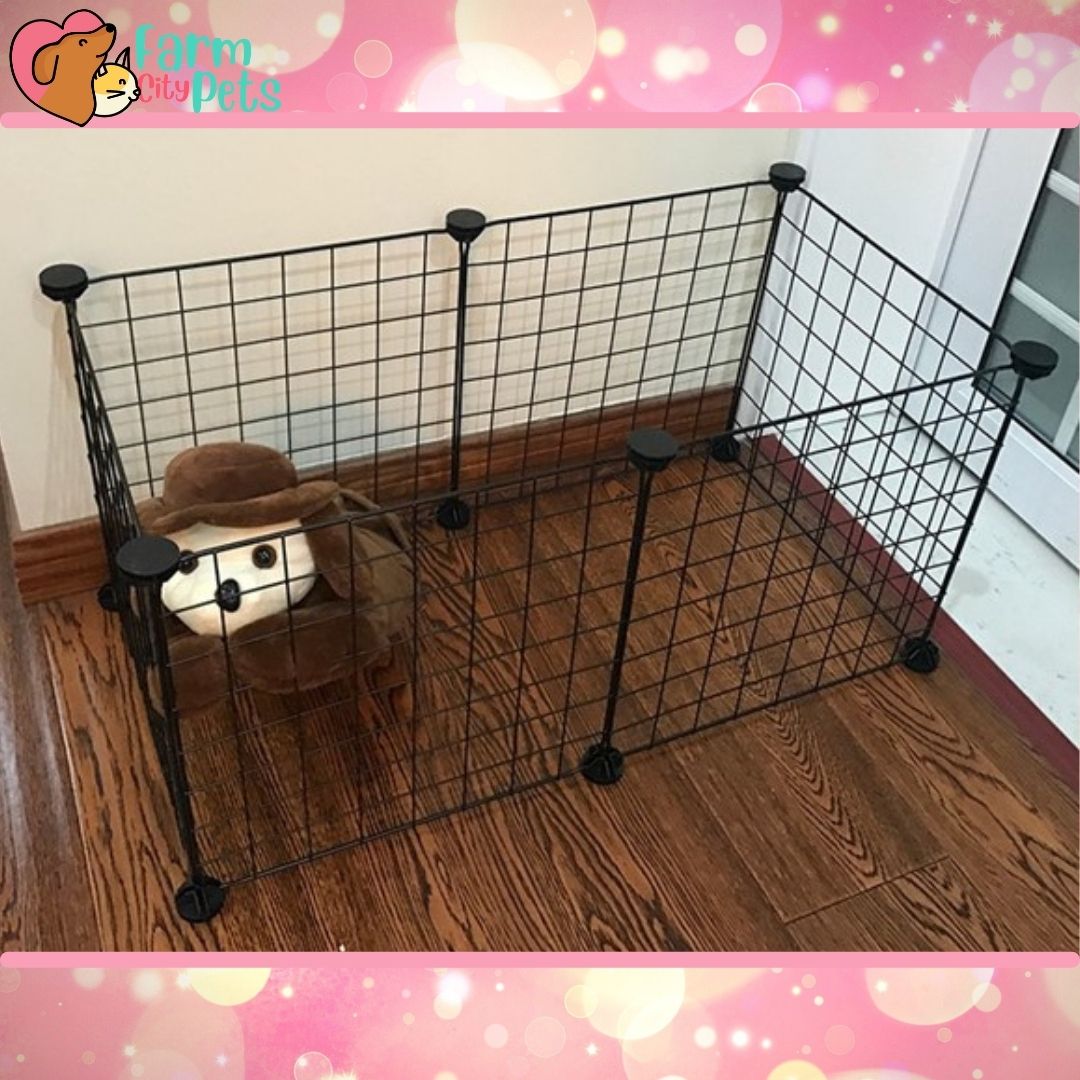 No-Slip Secure Pet Enclosure | Indoor/Outdoor | Adjustable Panels | Pawberry Road