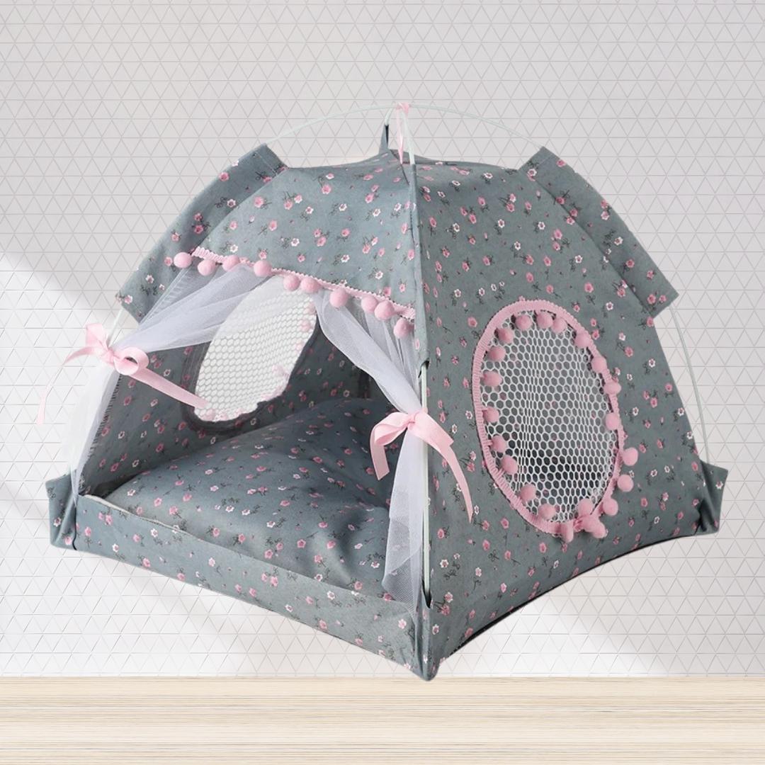 Foldable Indoor Pet Tent | 13.8 - 19.7 in | Soft Cushion Included | Portable & Lightweight | Pawberry Road