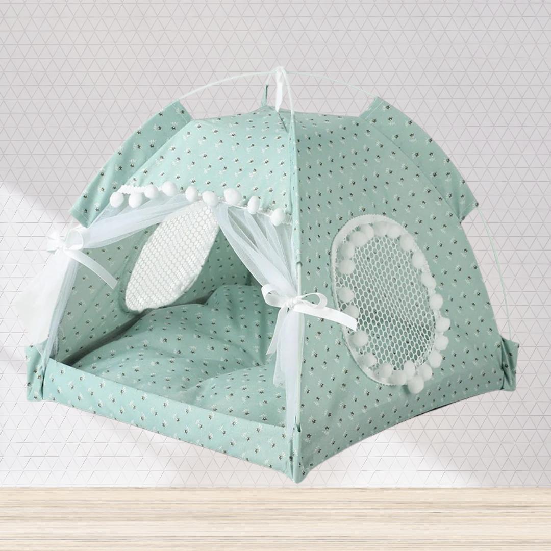 Foldable Indoor Pet Tent | 13.8 - 19.7 in | Soft Cushion Included | Portable & Lightweight | Pawberry Road