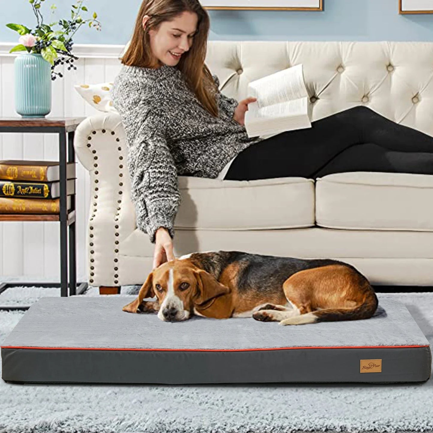 Dog Orthopedic Bed | M - 3XL | Memory Foam Comfort & Joint Support | Pawberry Road