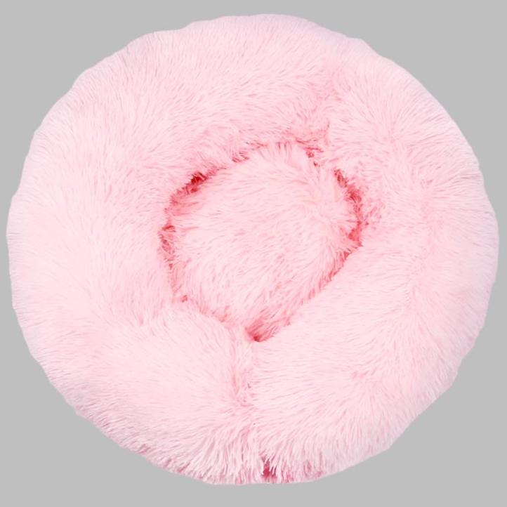 Pet Plush Round Bed | 7.87 - 47.2 in | Comfortable Dog & Cat Lounger | Pawberry Road