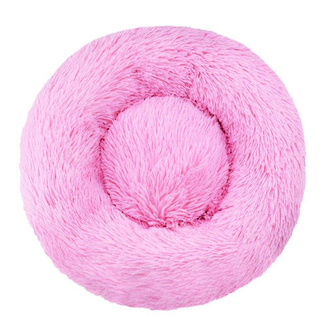 Pet Plush Round Bed | 7.87 - 47.2 in | Comfortable Dog & Cat Lounger | Pawberry Road