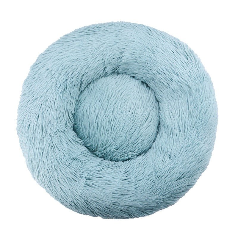 Pet Plush Round Bed | 7.87 - 47.2 in | Comfortable Dog & Cat Lounger | Pawberry Road