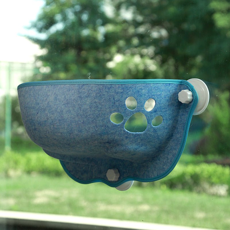 Window Cat Hammock | 19.7" × 9.8" | Foldable Suction Mount | Cozy & Durable | Pawberry Road