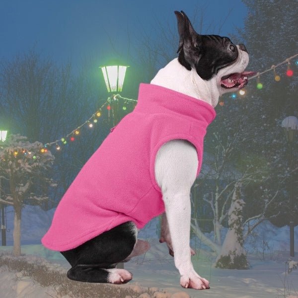 Dog Cozy Fleece Jacket | S - XL | Soft & Warm | Adjustable Straps | Pawberry Road