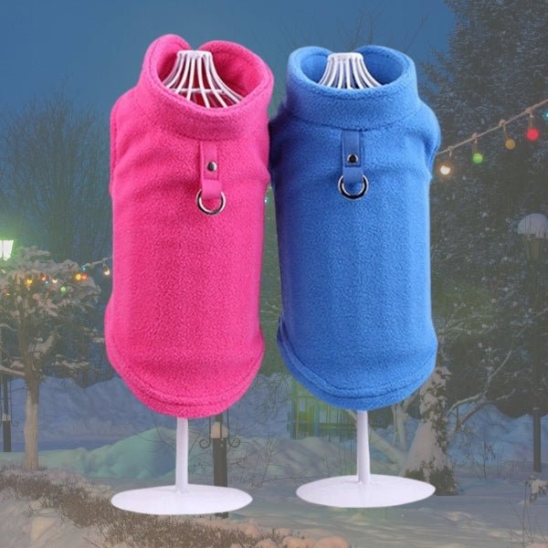 Dog Cozy Fleece Jacket | S - XL | Soft & Warm | Adjustable Straps | Pawberry Road