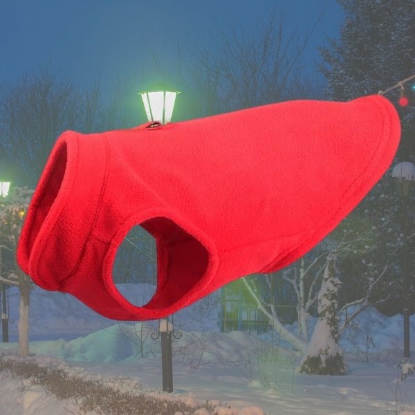 Dog Cozy Fleece Jacket | S - XL | Soft & Warm | Adjustable Straps | Pawberry Road