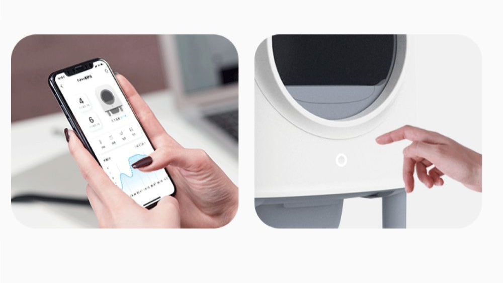 Automatic Cat Litter Box | 20.3 x 20.3 x 25.2 in | Enclosed App-Controlled Odor-Free | XL Comfort | Pawberry Road