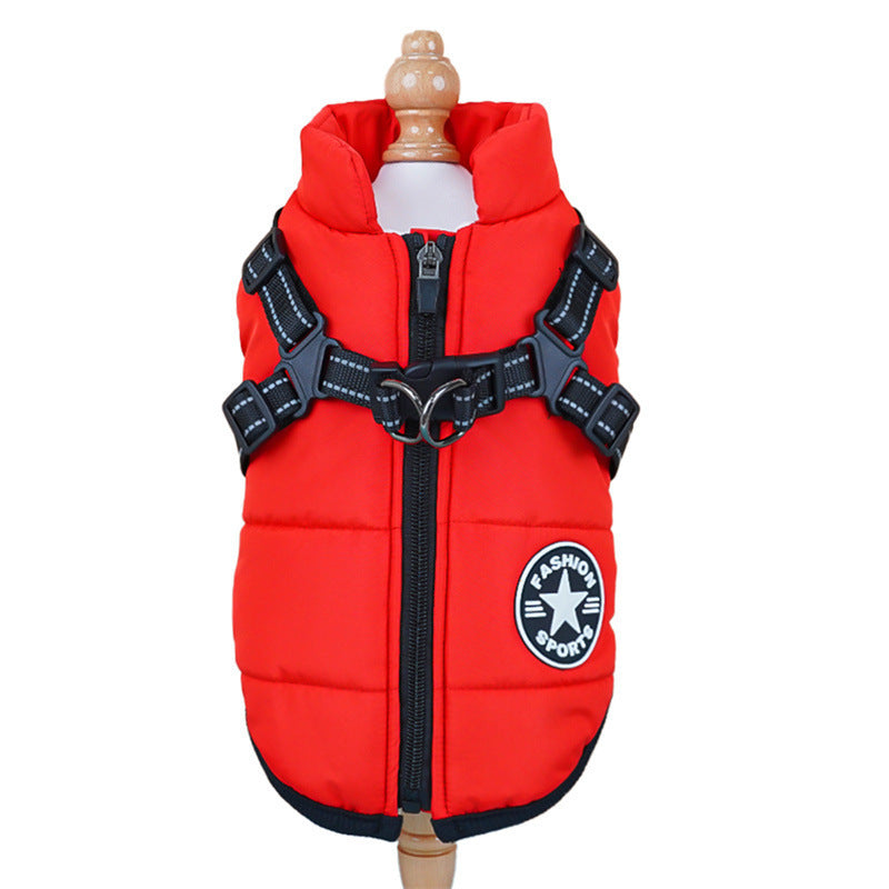 Waterproof Dog Coat | S - 5XL | Warm Fleece Lining | Harness Included | Pawberry Road