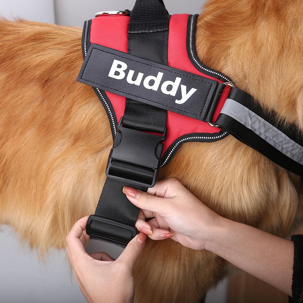 Dog Custom No Pull Harness | Reflective | XS to XXL | Adjustable Fit | Comfortable & Secure | Pawberry Road
