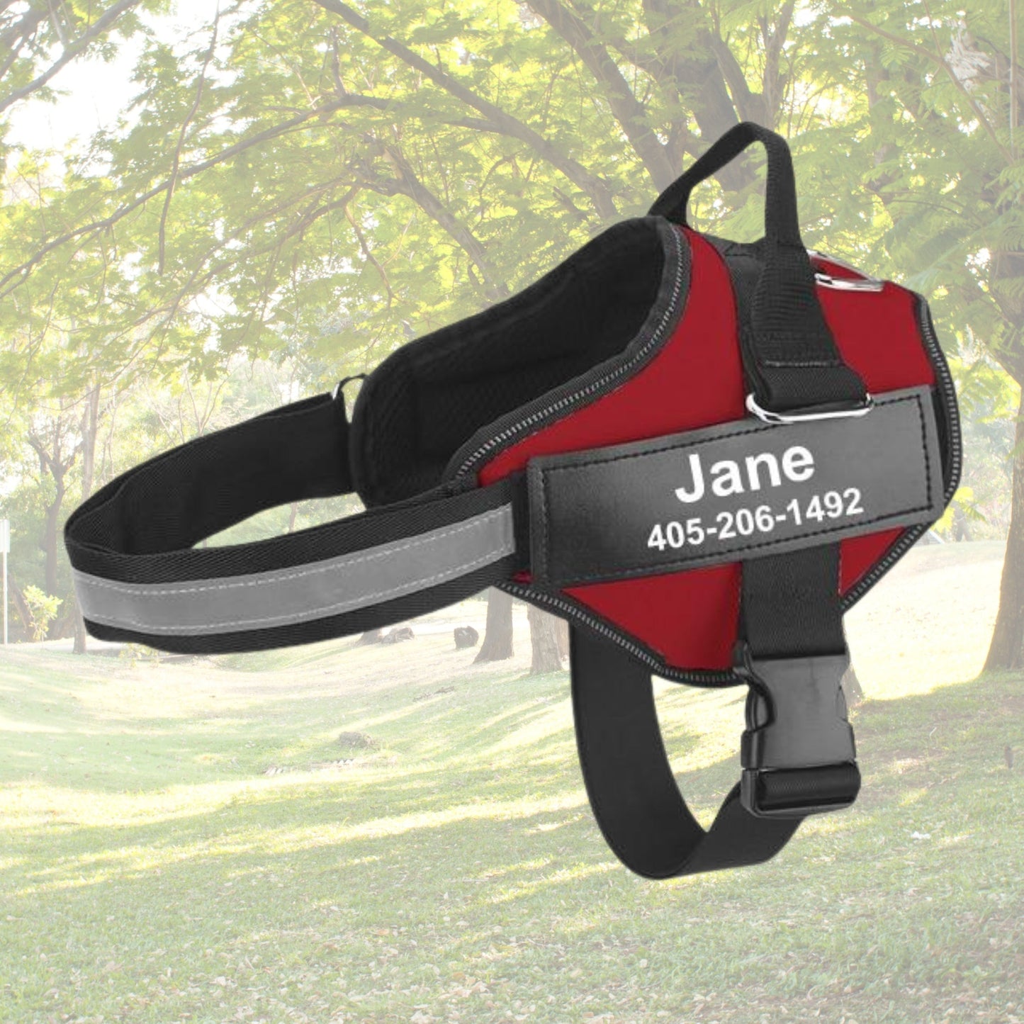 Dog Custom No Pull Harness | Reflective | XS to XXL | Adjustable Fit | Comfortable & Secure | Pawberry Road