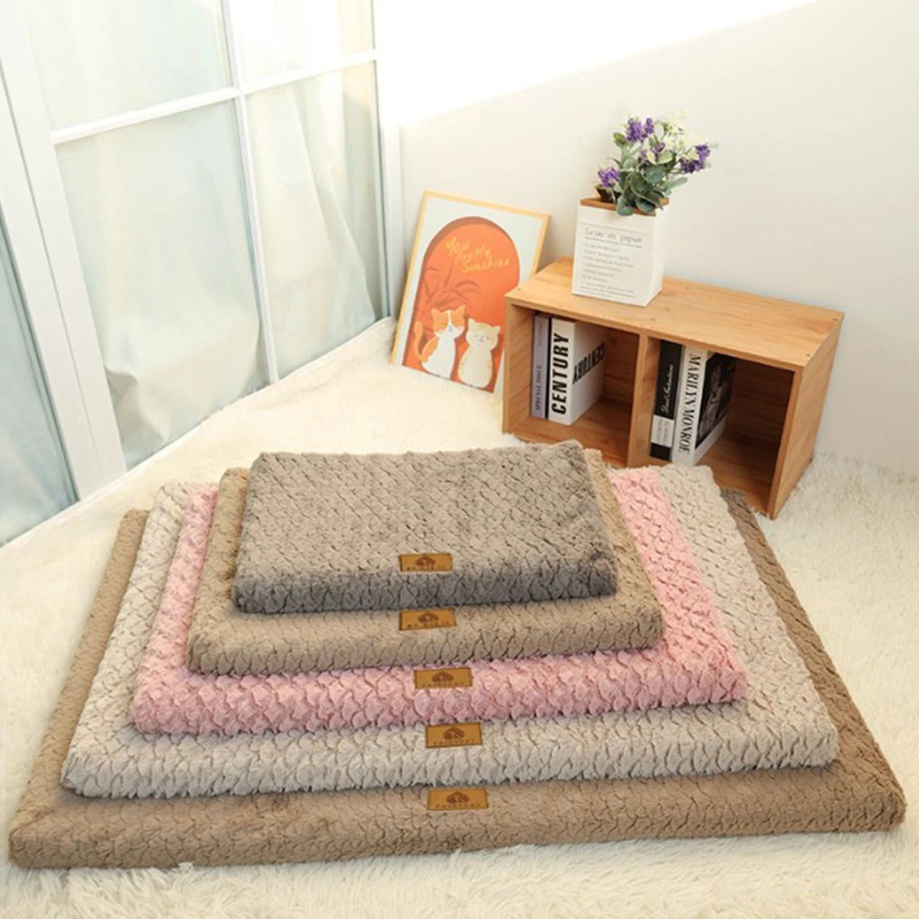 Dog Mat – Ultra-Soft Fabric – 30 × 40 Inches – Cushioned Comfort for Crate or Home Use 4