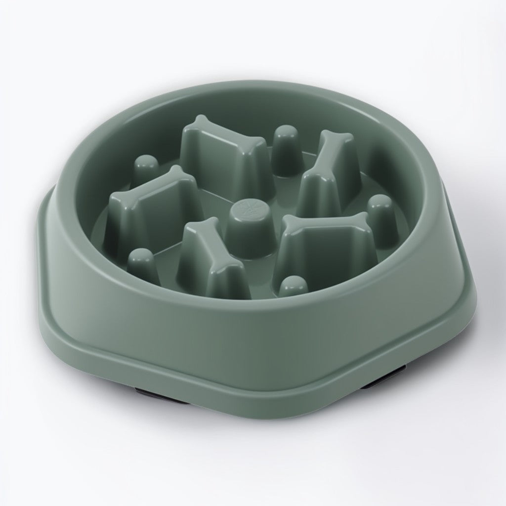 Slow Feeder Dog Bowl | Non-Slip Rubber Grip | Anti-Choke Maze Design | Pawberry Road