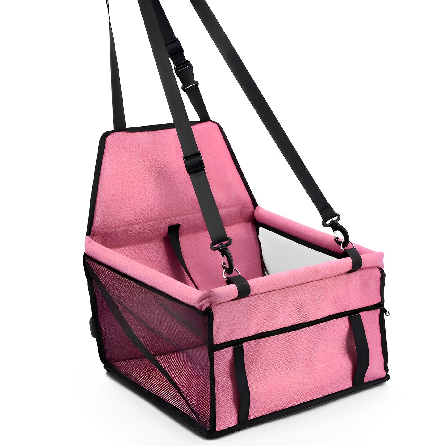 Foldable Dog Car Seat | Safe Booster | Small-Medium Dogs | Pawberry Road