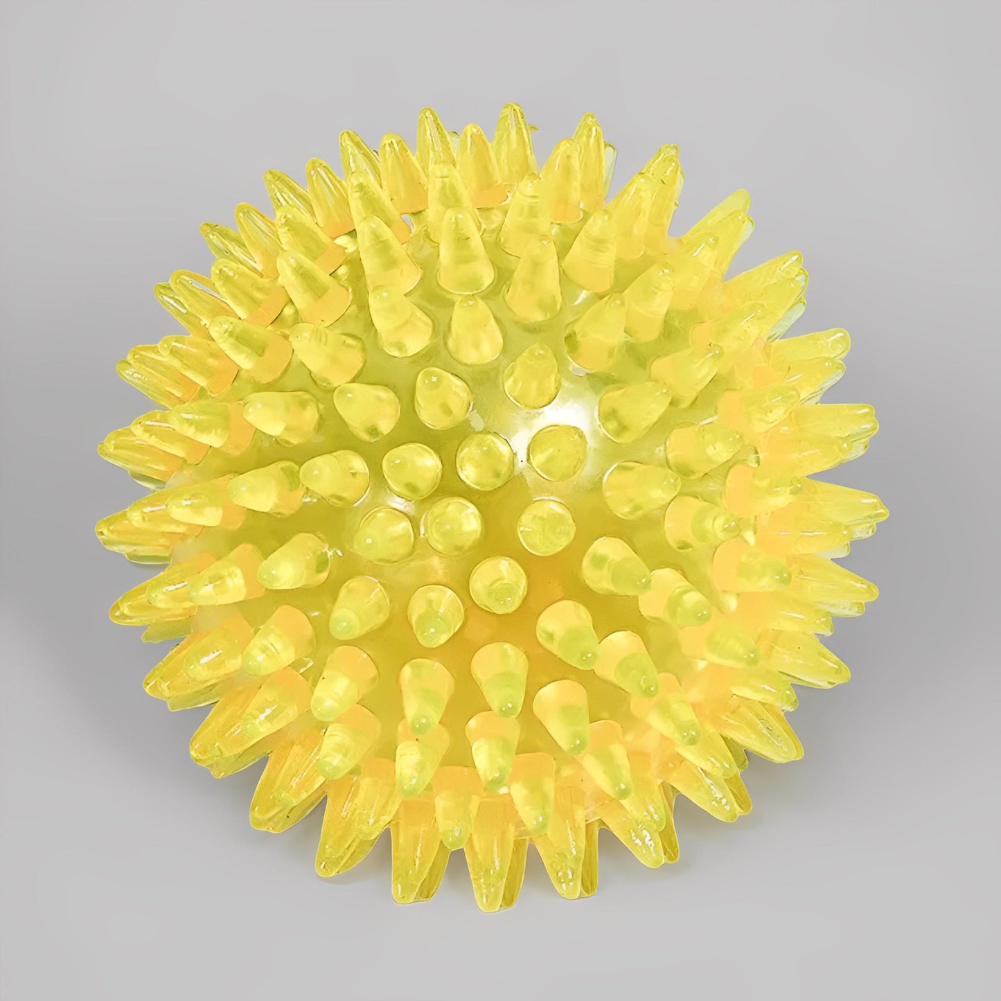 Slow-Chew Squeaky Polka Dog Ball | 2.6 in or 3.5 in | Gum-Massage | Clean Teeth | Pawberry Road