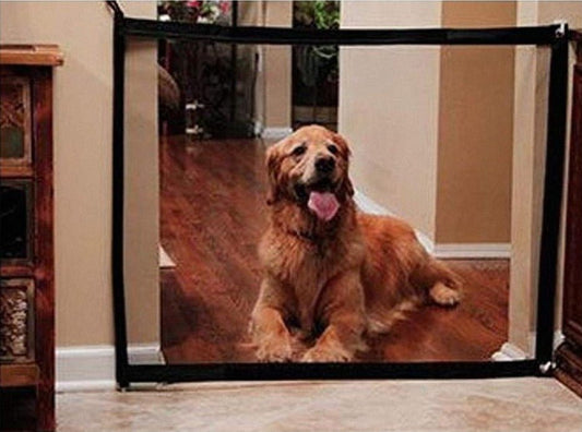 Mesh Pet Gate | No-Drill Dog Barrier | Foldable & Lightweight | 30.7 in High | Pawberry Road