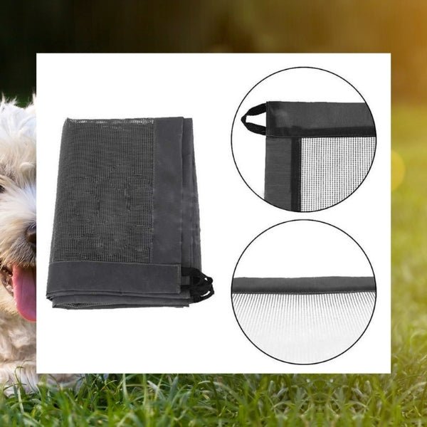 Mesh Pet Gate | No-Drill Dog Barrier | Foldable & Lightweight | 30.7 in High | Pawberry Road