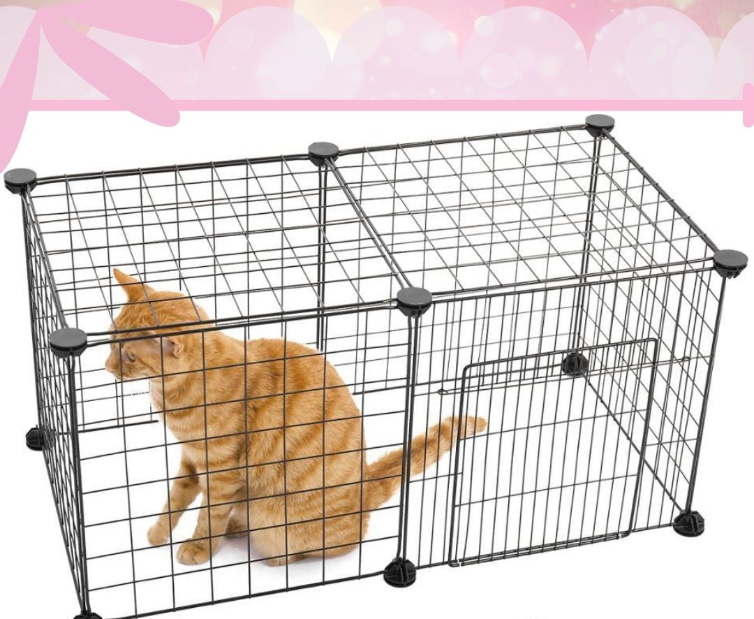 No-Slip Secure Pet Enclosure | Indoor/Outdoor | Adjustable Panels | Pawberry Road