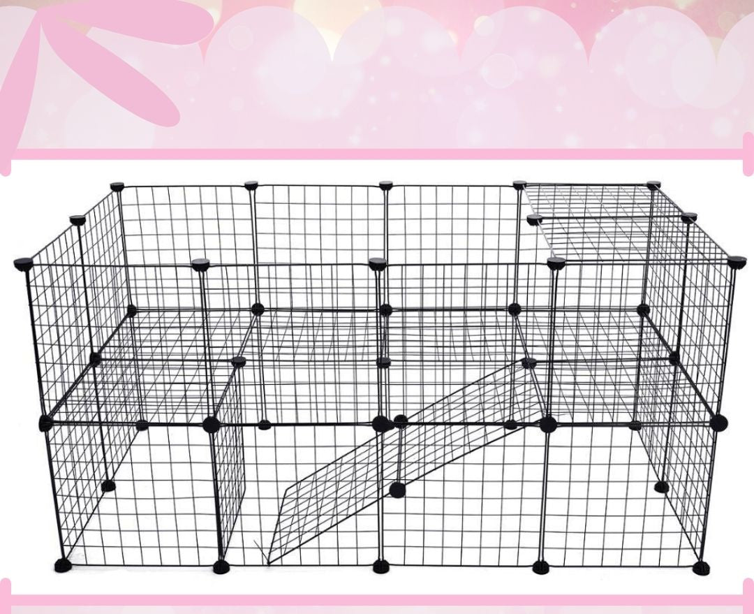No-Slip Secure Pet Enclosure | Indoor/Outdoor | Adjustable Panels | Pawberry Road