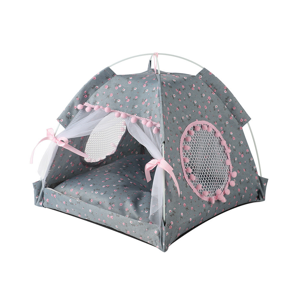 Foldable Indoor Pet Tent | 13.8 - 19.7 in | Soft Cushion Included | Portable & Lightweight | Pawberry Road