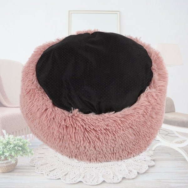 Pet  Plush Round Bed | 7.87 - 47.2 in | Comfortable Dog & Cat Lounger | Pawberry Road