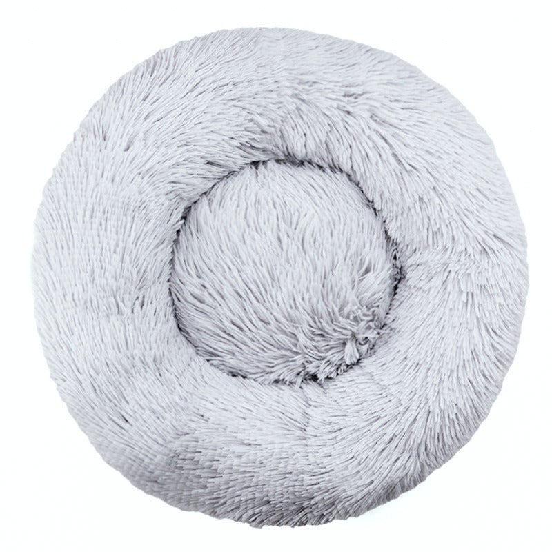 Pet  Plush Round Bed | 7.87 - 47.2 in | Comfortable Dog & Cat Lounger | Pawberry Road