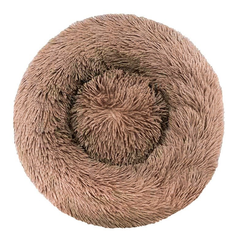 Pet  Plush Round Bed | 7.87 - 47.2 in | Comfortable Dog & Cat Lounger | Pawberry Road