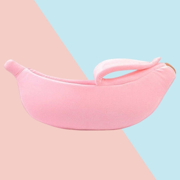 Banana Cat Bed | 15.7 - 34.6 in | Plush Hideaway | Cozy Comfort | Peelable Design | Pawberry Road