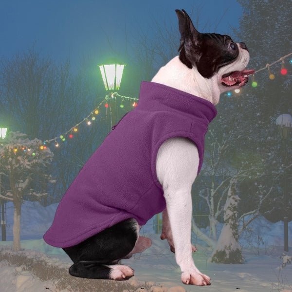 Dog Cozy Fleece Jacket | S - XL | Soft & Warm | Adjustable Straps | Pawberry Road