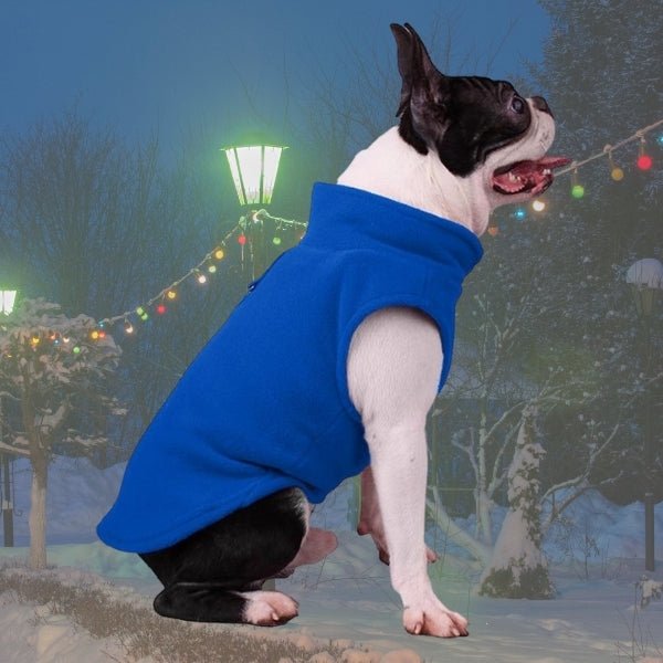 Dog Cozy Fleece Jacket | S - XL | Soft & Warm | Adjustable Straps | Pawberry Road