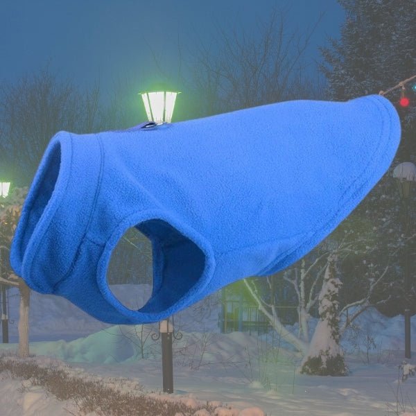 Dog Cozy Fleece Jacket | S - XL | Soft & Warm | Adjustable Straps | Pawberry Road