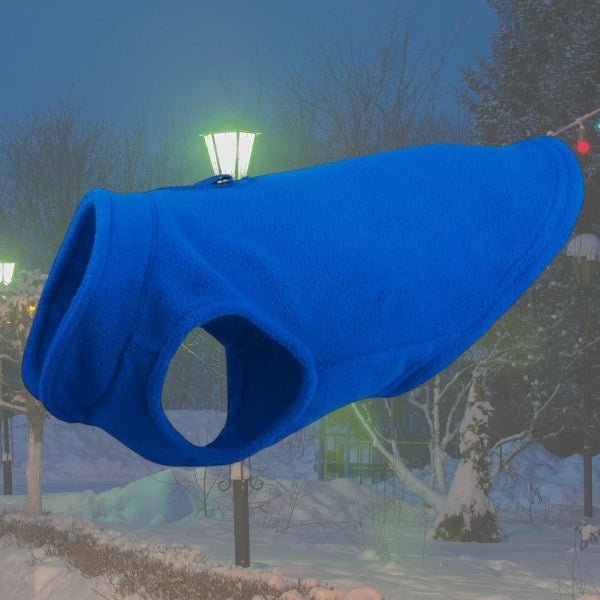 Dog Cozy Fleece Jacket | S - XL | Soft & Warm | Adjustable Straps | Pawberry Road