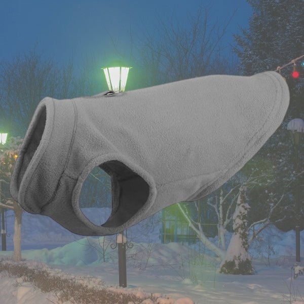 Dog Cozy Fleece Jacket | S - XL | Soft & Warm | Adjustable Straps | Pawberry Road