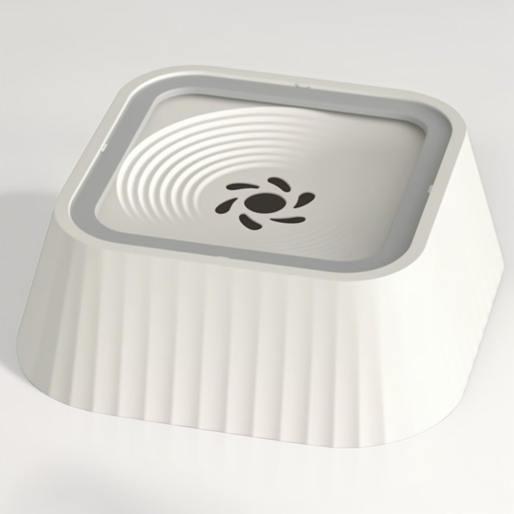 Dog Splash-Proof Water Bowl | Floating Plate | 1300 ml Capacity | Pawberry Road